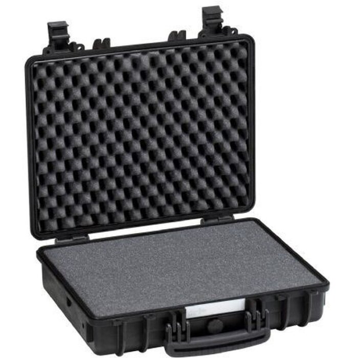 Explorer Cases 4412HL.B Maleta de transporte con espuma negra 445x345x125 mm