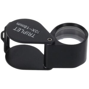 Lupa plegable Byomic triplex BYO-IT1018 10x18mm - Aumento...