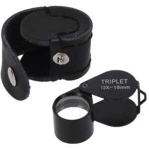 Lupa plegable Byomic triplex BYO-IT1018 10x18mm - Aumento preciso