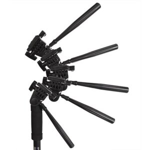 Monopié Falcon Eyes 4 secciones 178 cm + cabezal MP-3