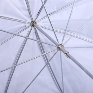 Paraguas reflectante Falcon Eyes UR-32WB blanco-negro 80 cm