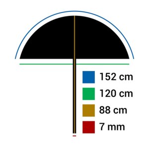 Paraguas Falcon Eyes Reflex UR-60T Difusor Blanco 152 cm