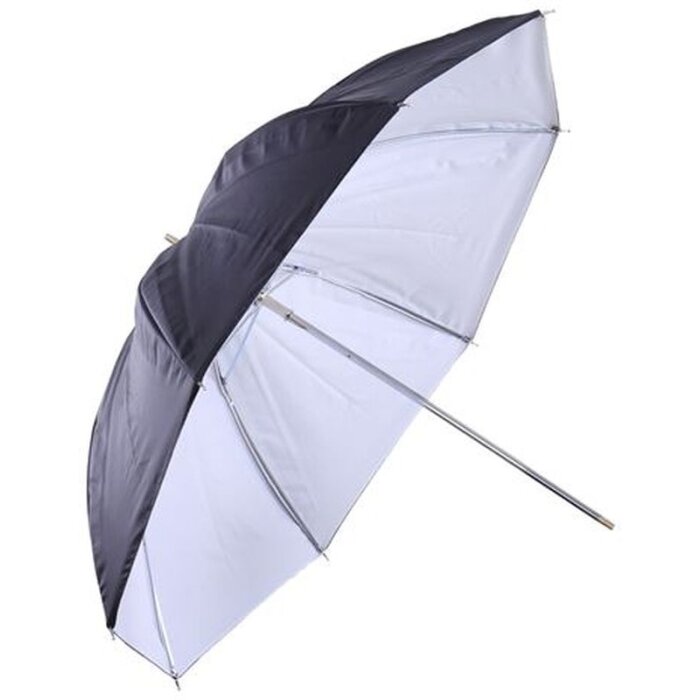 Paraguas reflectante Falcon Eyes UR-60WB blanco-negro 152 cm
