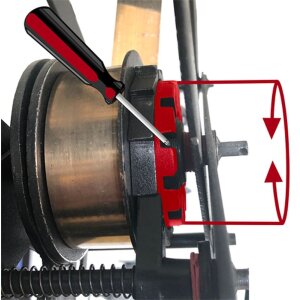 Pantógrafo Falcon Eyes con sistema de muelles 3360C para sistema de rieles de techo de 2 m