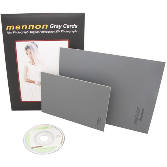 Tarjetas grises Falcon Eyes 1x A5, 1x 10x15 + CD de instrucciones