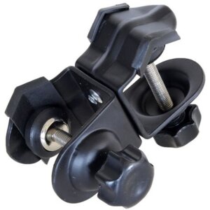 Pinza para tubos Falcon Eyes CLD-35 para 2 tubos de 35 mm de grosor máx. Cubierta de goma