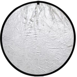 Linkstar reflector 2 en 1 R-60SW plata-blanco 60 cm