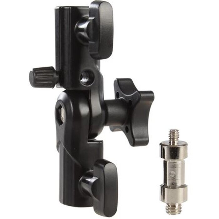 Falcon Eyes CLD-14 Soporte basculante Soporte para paraguas réflex de zapata caliente con adaptador de espiga