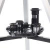 Telescopio reflector básico Byomic 76-700 plateado con estuche