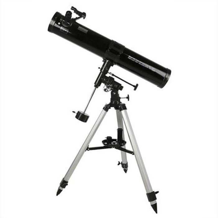 Telescopio reflector Byomic G 114-900 EQ-SKY Astronomía Principiante Negro