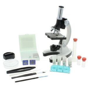 Juego de microscopio para principiantes Byomic 100-900x con estuche