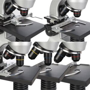 Microscopio Byomic 3,5" LCD Estuche Deluxe 40x-1600x