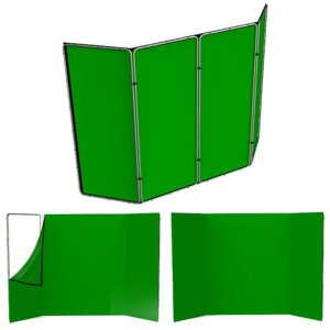 StudioKing FSF-240400PT Panorama Fondo Pantalla Verde...