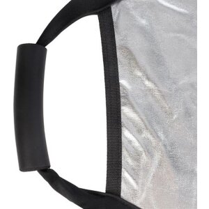 StudioKing Reflector CRGGS60 Oro Plata con mango 60 cm