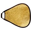 StudioKing Reflector CRGGS60 Oro Plata con mango 60 cm