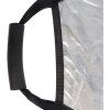 StudioKing Reflector CRGGS60 Oro Plata con mango 60 cm