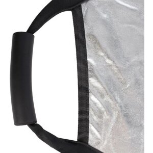 StudioKing Reflector CRGSW60 Blanco plateado con mango 60 cm