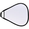 StudioKing Reflector CRGSW60 Blanco plateado con mango 60 cm