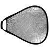 StudioKing Reflector CRGSW60 Blanco plateado con mango 60 cm
