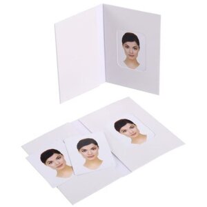 Benel carpeta de fotos para pasaporte blanca 500 unidades 58x84 mm Chromolux brillante