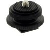 Adaptador de zapata para cámara Falcon Eyes SP-03HS con rosca interna y externa de 1/4