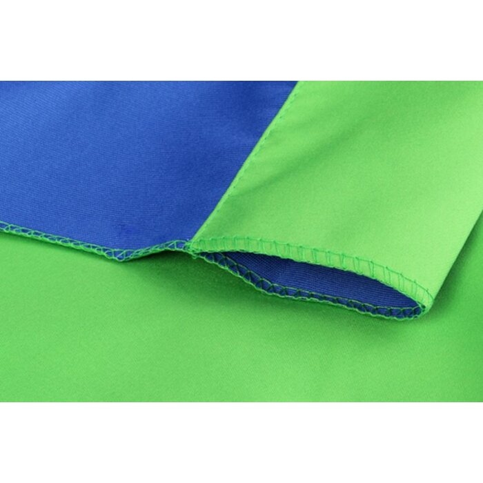 StudioKing fondo de tela 2,7x5m azul-verde