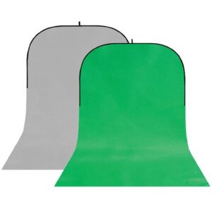 StudioKing BBT-03-10 Tablero de fondo gris-verde 150x400 cm