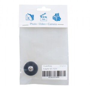 StudioKing Adaptador de gradiente de espiga MC-1061 1/4" Hembra 3/8" Macho