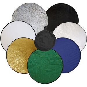 StudioKing Reflector RE7-60 7 en 1, 60 cm Multifuncional