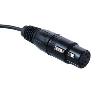 Conector XLR hembra de 4 polos Rolux con toma D macho RL-C3