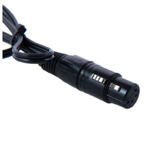 Conector XLR hembra de 4 polos Rolux con toma D macho RL-C3