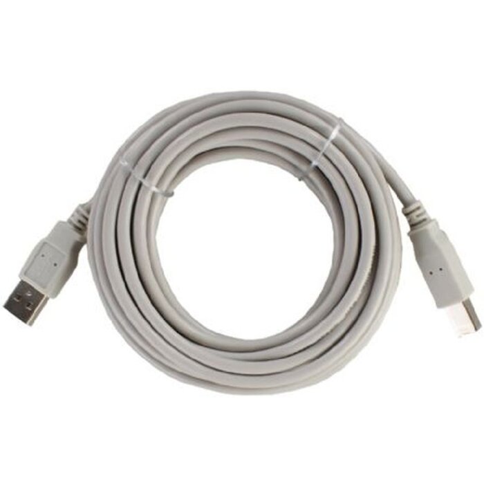 Cable USB 2.0 estándar de 5 m A-macho a B-macho gris
