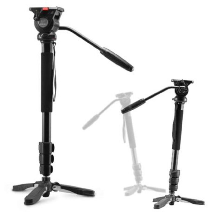 Monopié de vídeo Nest NT-329M Negro Altura 145 cm