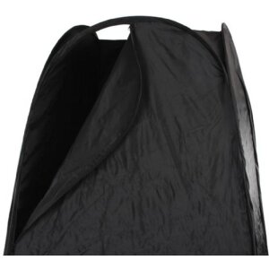 StudioKing Vestuario plegable 100x200 cm Negro