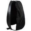 StudioKing Vestuario plegable 100x200 cm Negro
