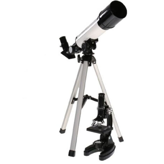 Juego de microscopio telescopio para principiantes Byomic en estuche 300x-1200x aumentos