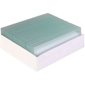 Juego de 50 gafas Byomic 25x75mm y 100 cubreobjetos 18x18mm