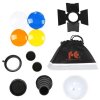 Juego de accesorios Falcon Eyes LA-K7 para Mini Fresnel