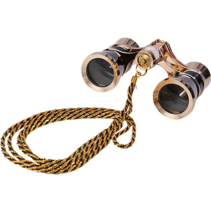 Prismáticos Byomic Theatre 3x25 Oro-Negro - Compactos y elegantes