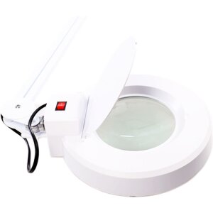 Lupa de mesa Byomic v2 con pinza LED - Lupa de...
