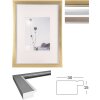 Walther marco de fotos Más allá de DIN A4 A3 poliestireno borde de plata vidrio transparente MDF