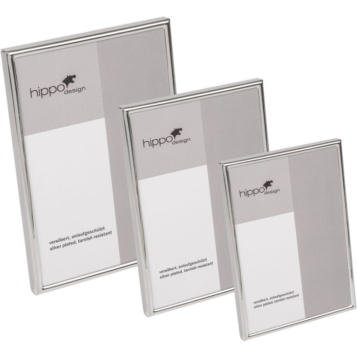 Walther marco de fotos de metal Clou 10x15 cm a 15x20 cm plata brillante