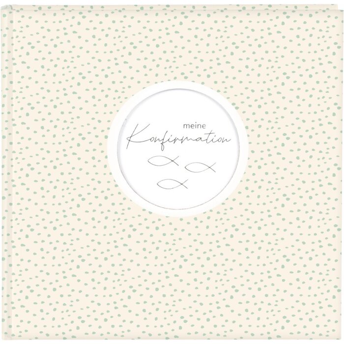 Goldbuch álbum de fotos confirmación Circulus crema 25x25 cm 58 páginas blancas
