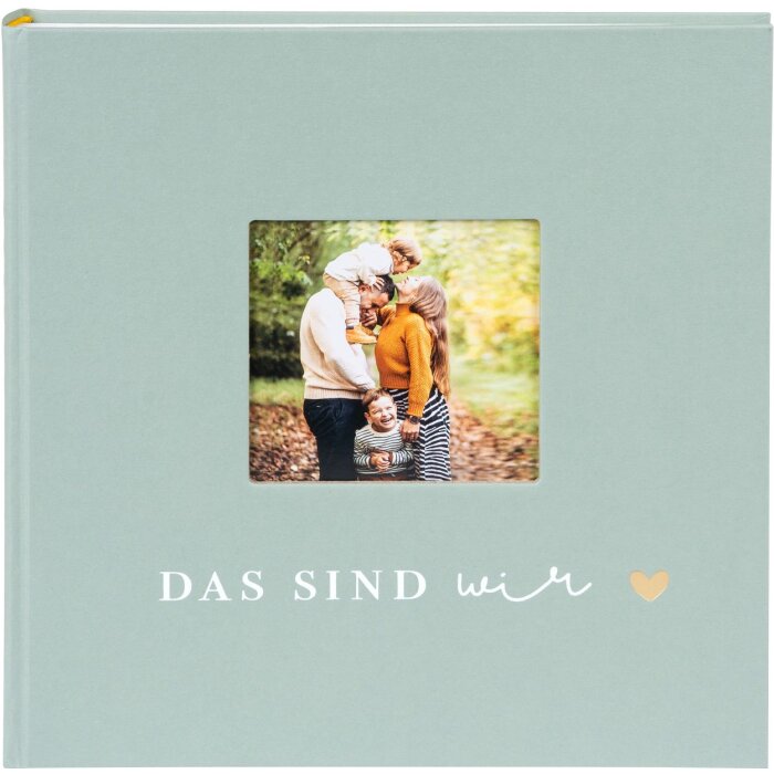 Goldbuch álbum de fotos familiar DAS SIND wir 30x31 cm 60 páginas blancas
