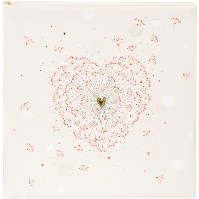 Goldbuch álbum de fotos Golden Heart 30x31 cm 60 páginas blancas