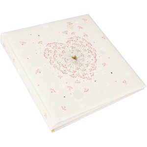Goldbuch álbum de fotos Golden Heart 30x31 cm 60 páginas blancas