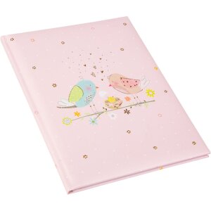 Goldbuch Diario bebé Loving Birds Niña 21x28 cm 44 páginas Rosa