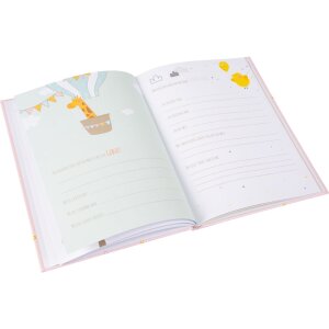Goldbuch Diario bebé Loving Birds Niña 21x28 cm 44 páginas Rosa
