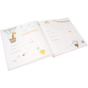 Goldbuch álbum bebé Globo Viaje Niña 30x31 cm 60 páginas glassine