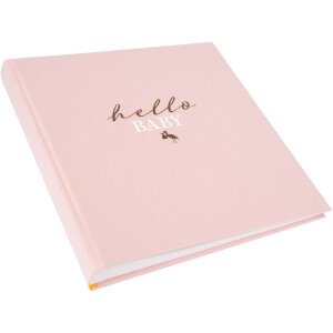 Goldbuch álbum bebé hello.baby rosé 30x31 cm 60 páginas blancas